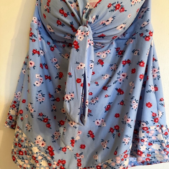 Floral printed tube top - Picture 1 of 3